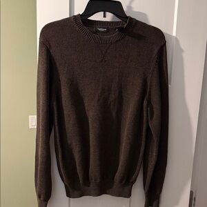Van Heusen Dark Brown Crewneck Sweater